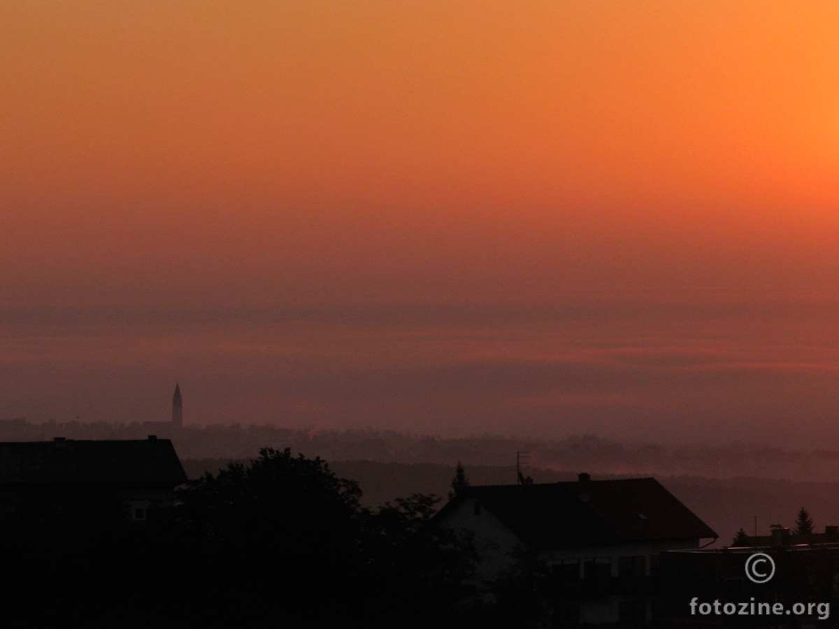 Jutro iznad Zagreba