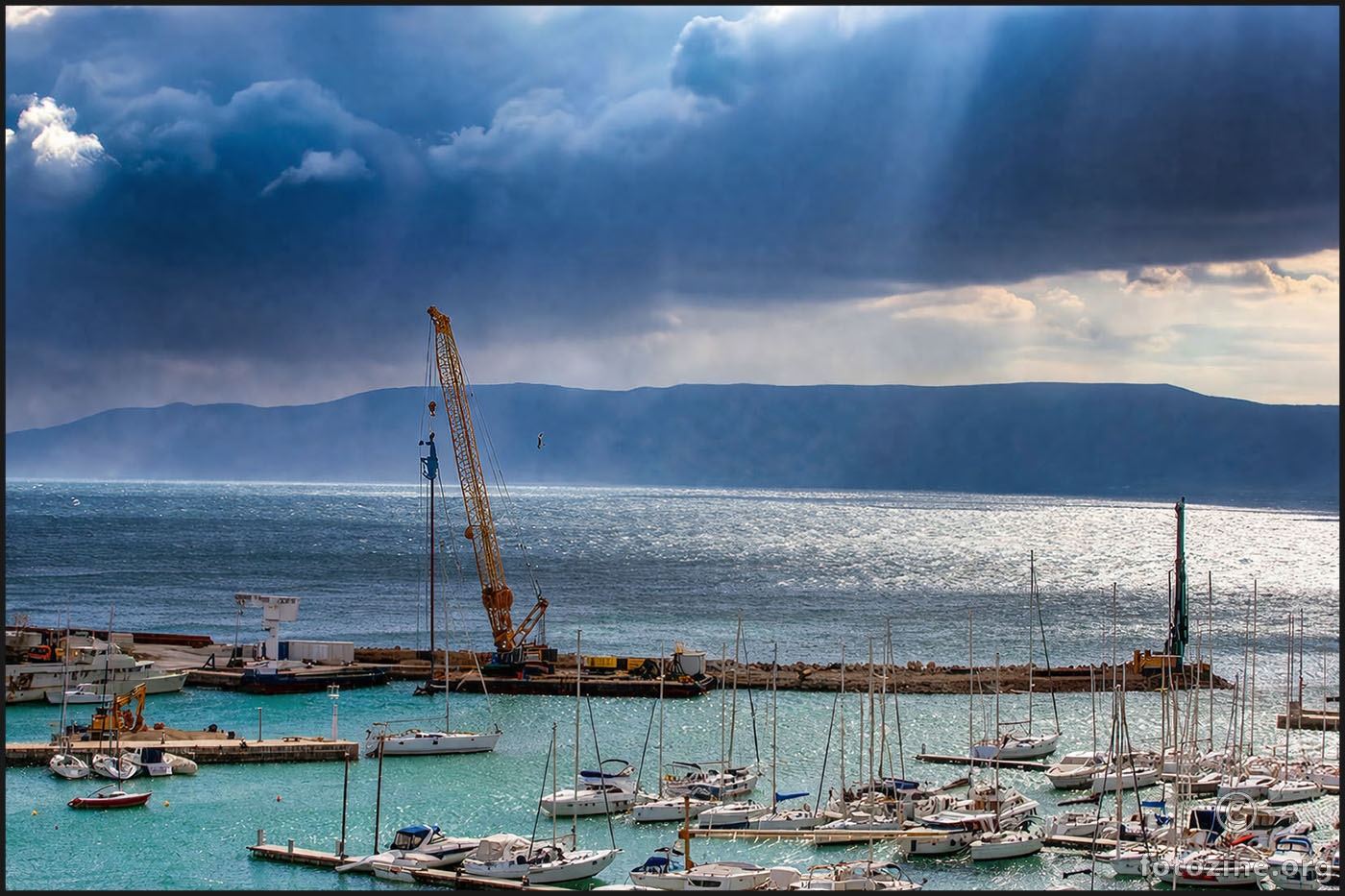 Bura, sunce i Krk