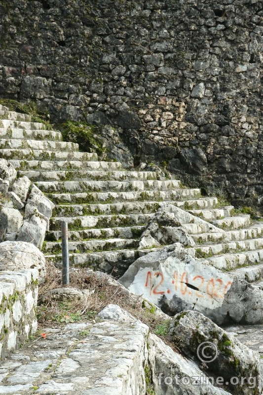 THE WALL, STAIRWAY AND STONES