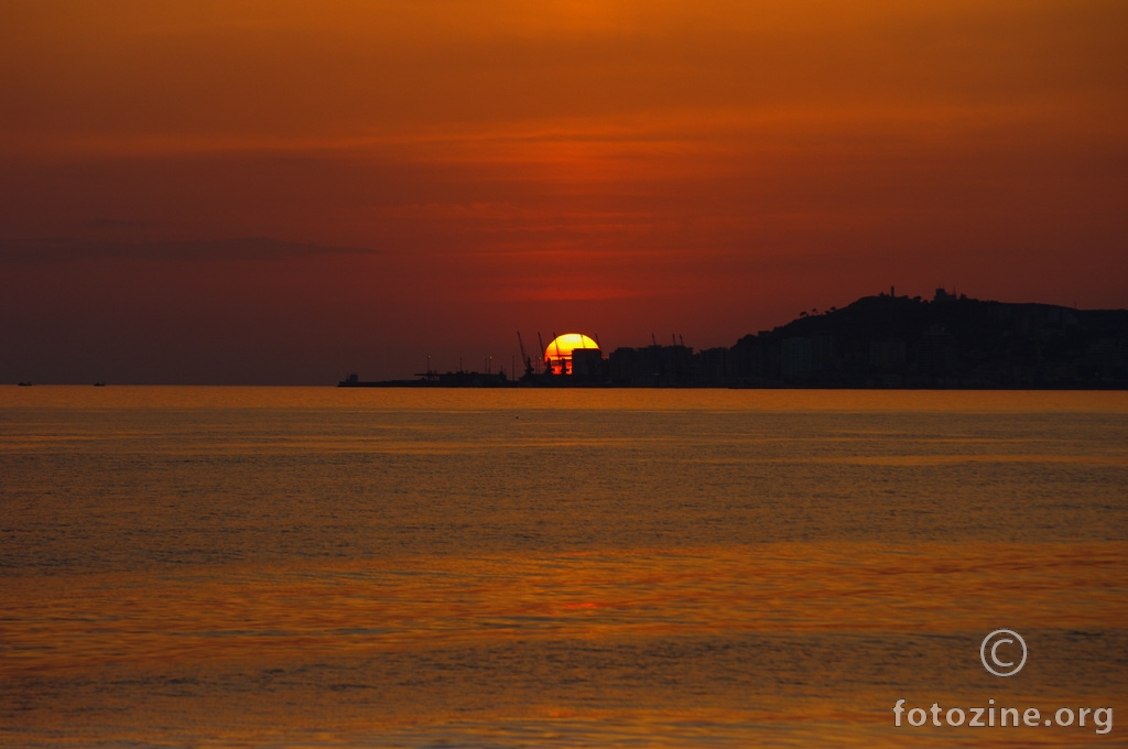 Zalazak sunca u Portu Romano