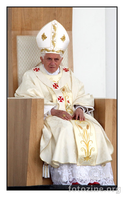 5.6.2011. Papa Benedikt XVI u Zagrebu