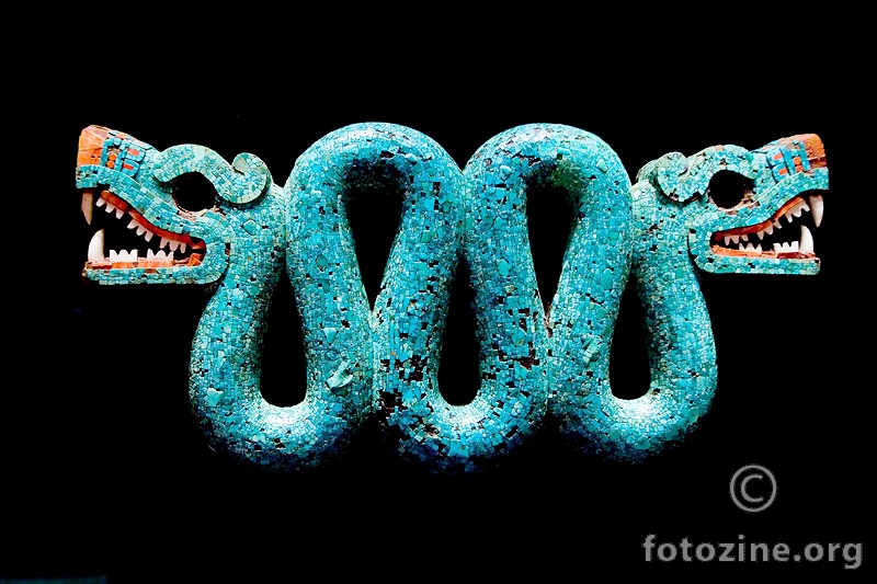 British Museum - Asteški  mozaik zmije