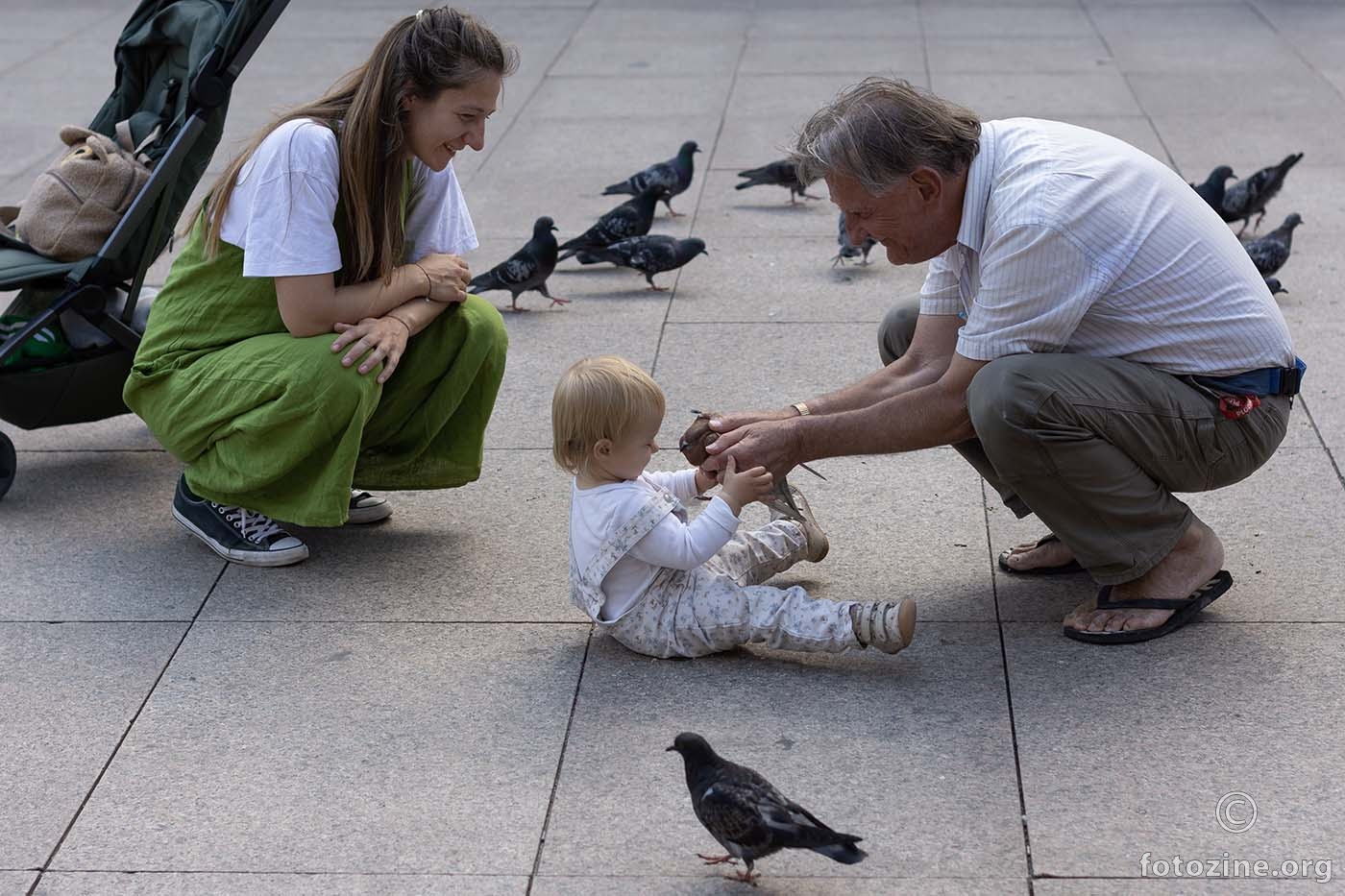Prvi susret sa golubom.