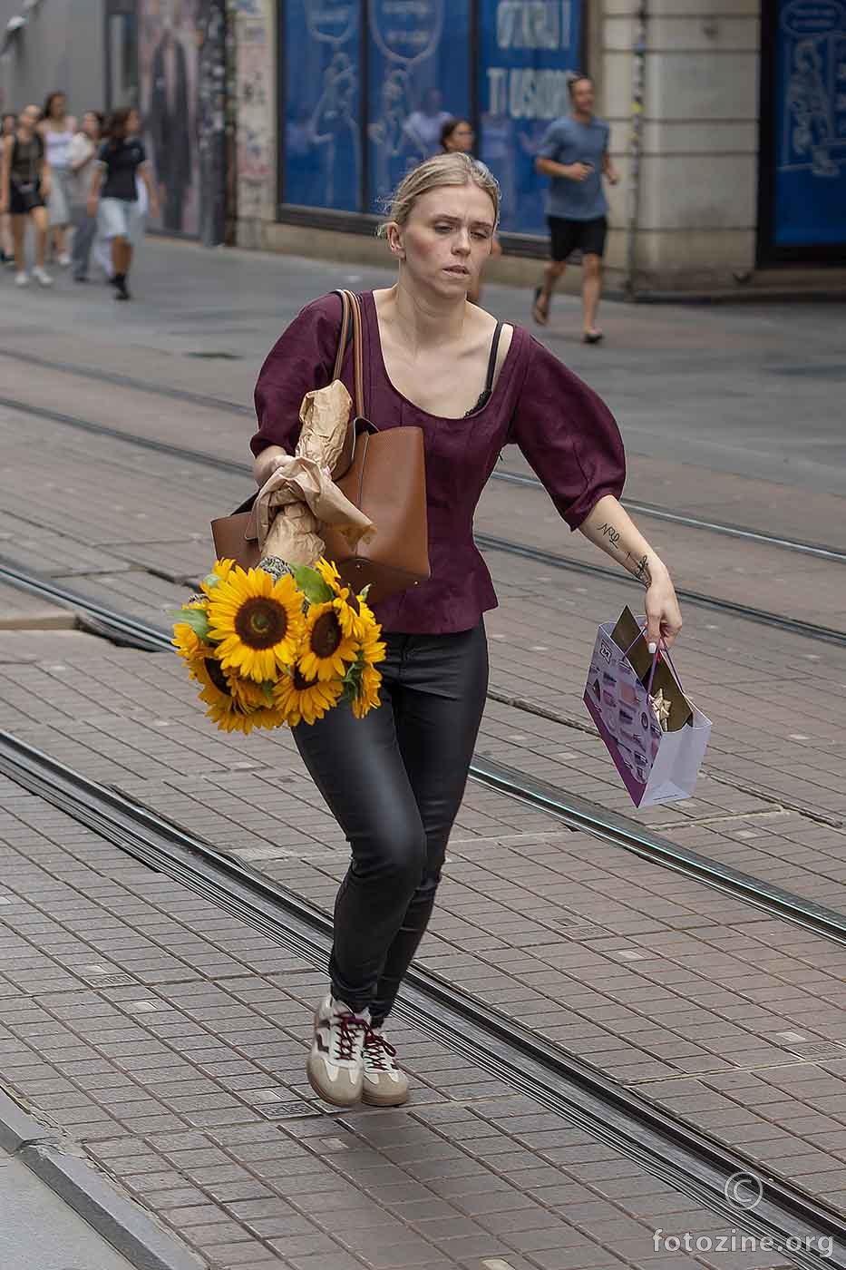 Jure suncokreti u nečiju vazu...