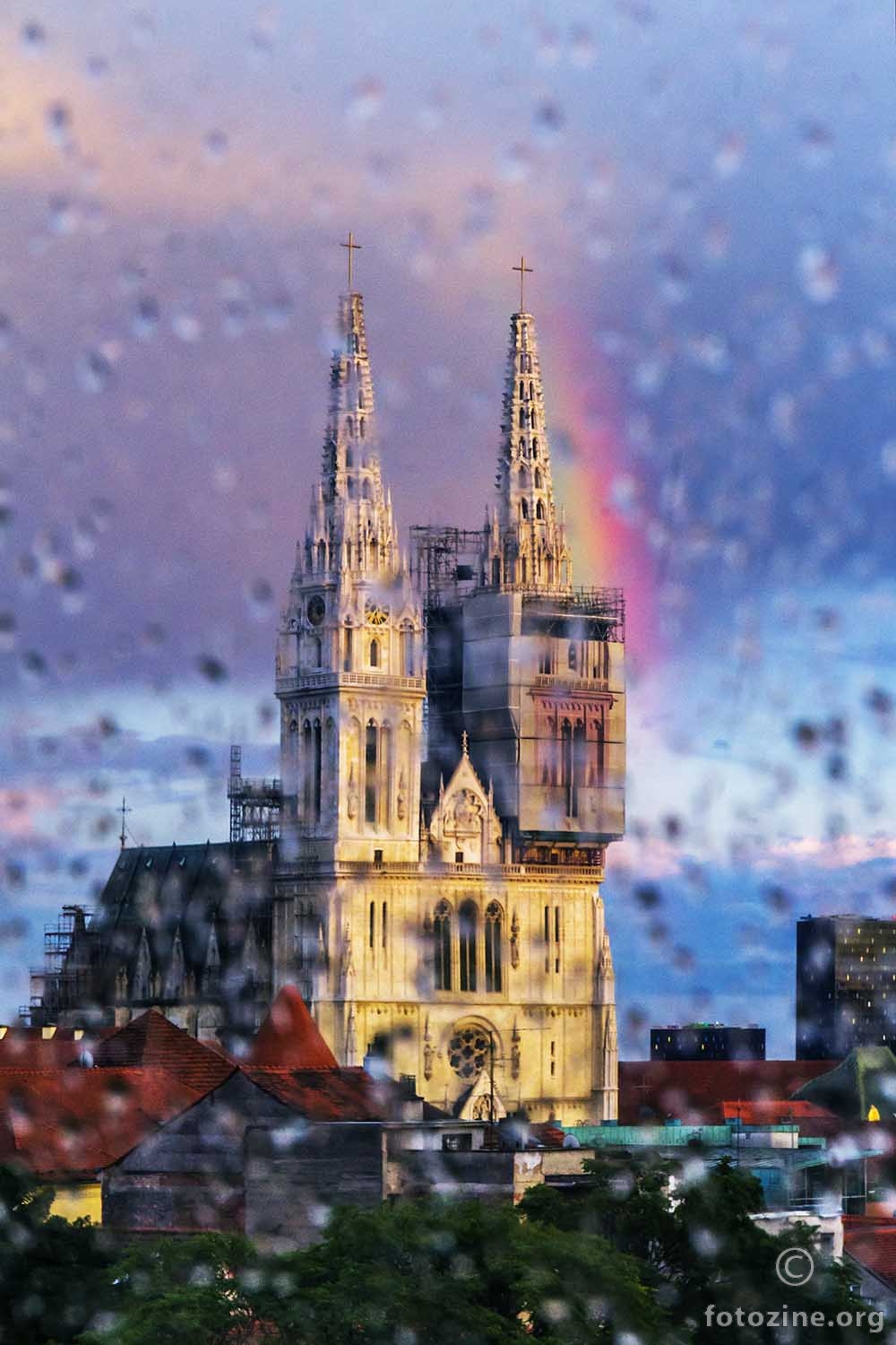 Katedrala Zagrebačka poslije kiše... 