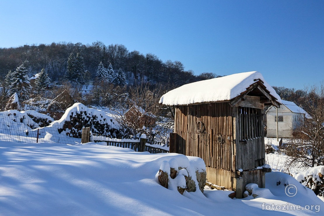Zima na obroncima Papuka