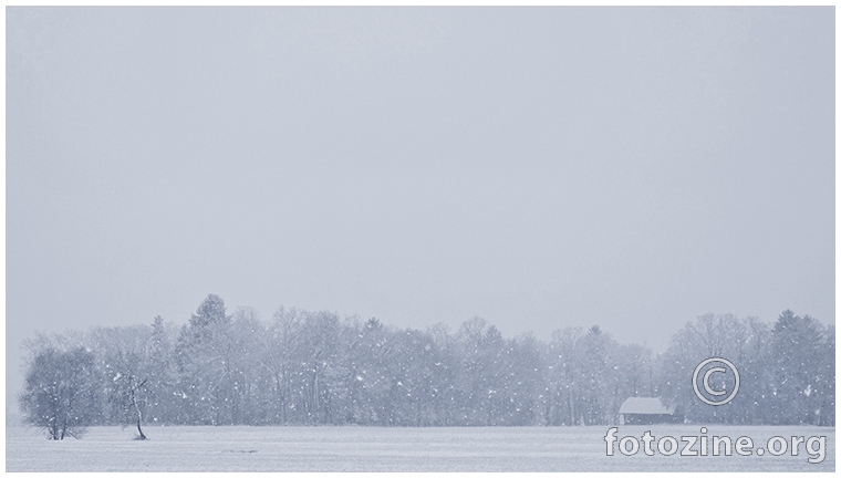 u pahuljama tisina je sama