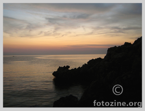 sunset in Montenegro