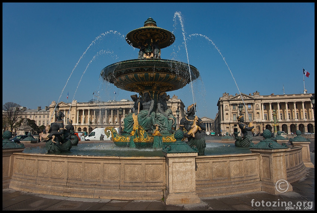 Place da la Concorde-Pariz