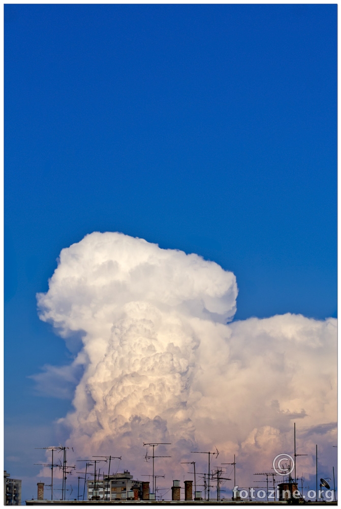 Electric Cloud, in Blue