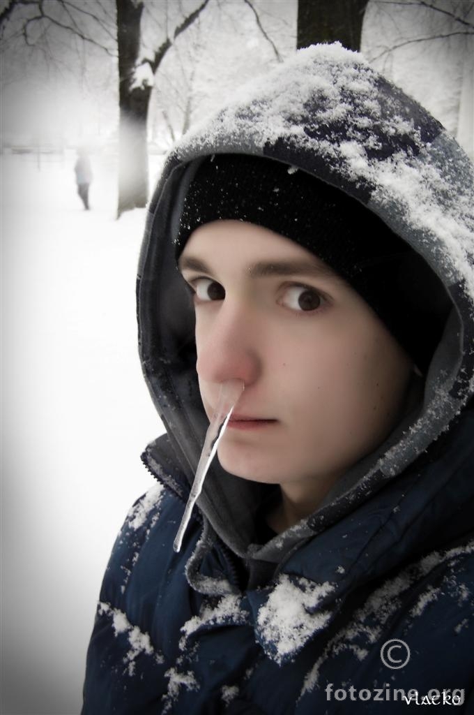 autoportret zima