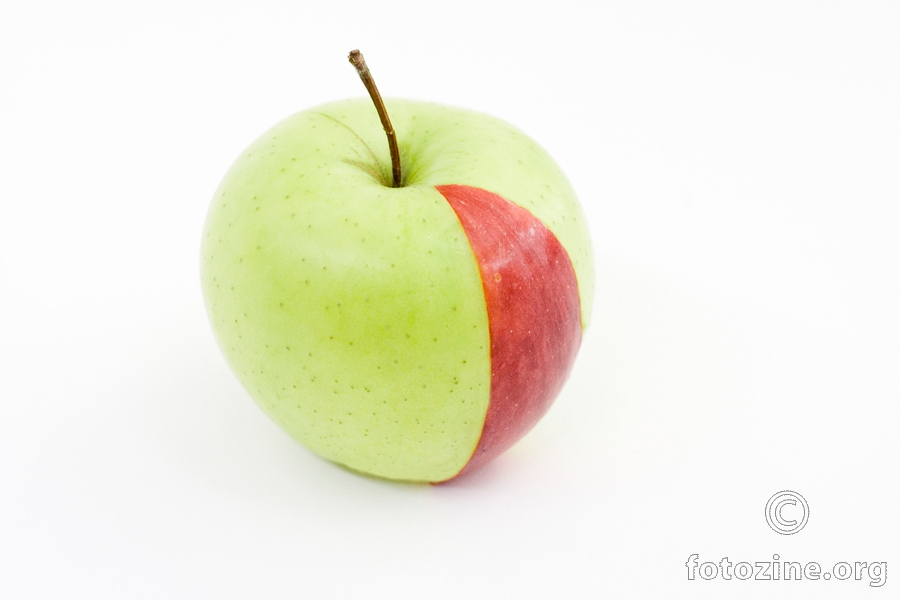 Kontrast - jabuka