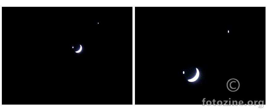 okultacija mjeseca i venere