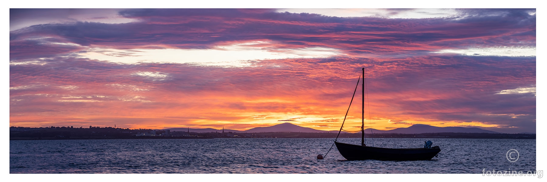 Veceras nakon zalaska sunca ...Wexford , Ireland …