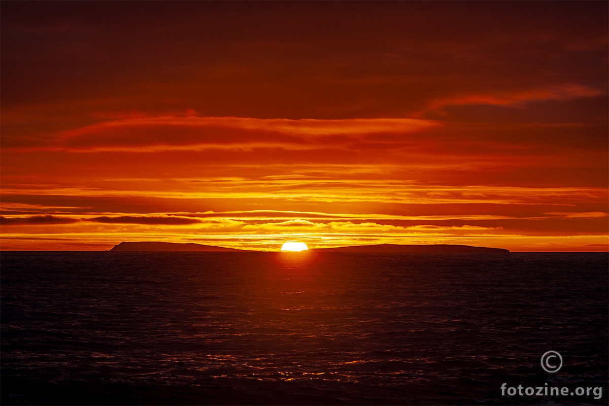 Sunset over Saltee Islands 