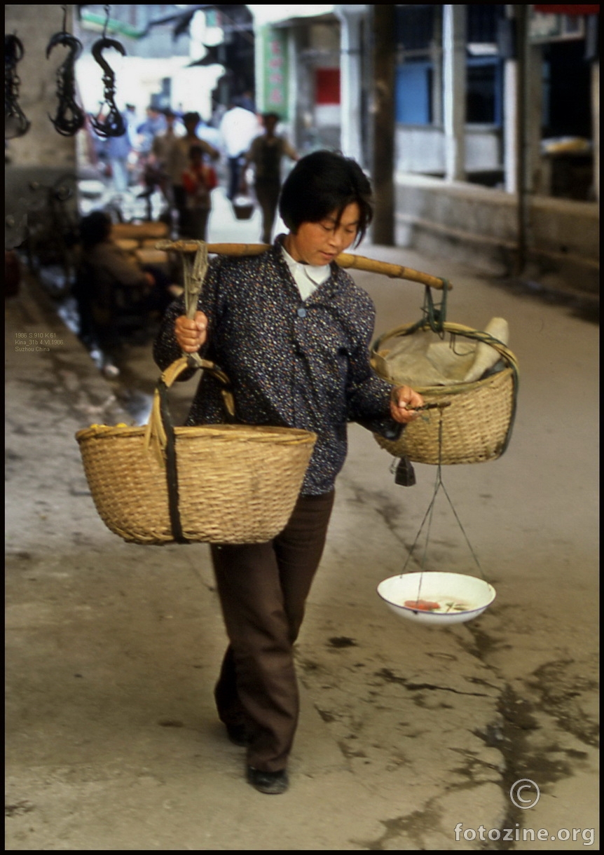 China Suzhou Tržnica 4.VI.1986.