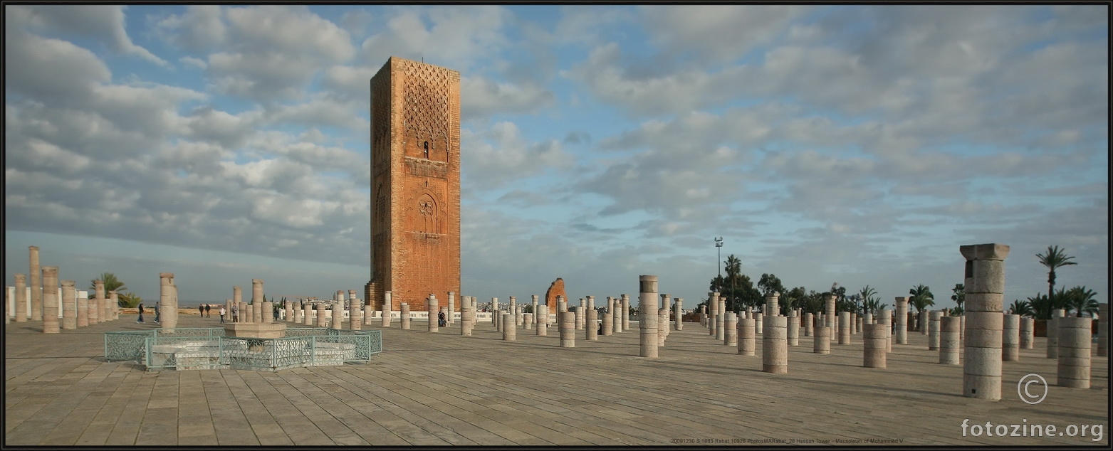 Rabat Maroko Hassan Tower