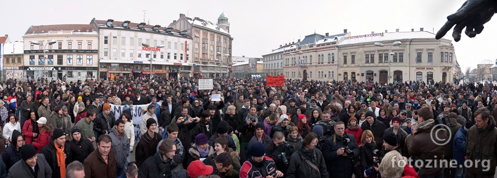 Osijek prosvjed