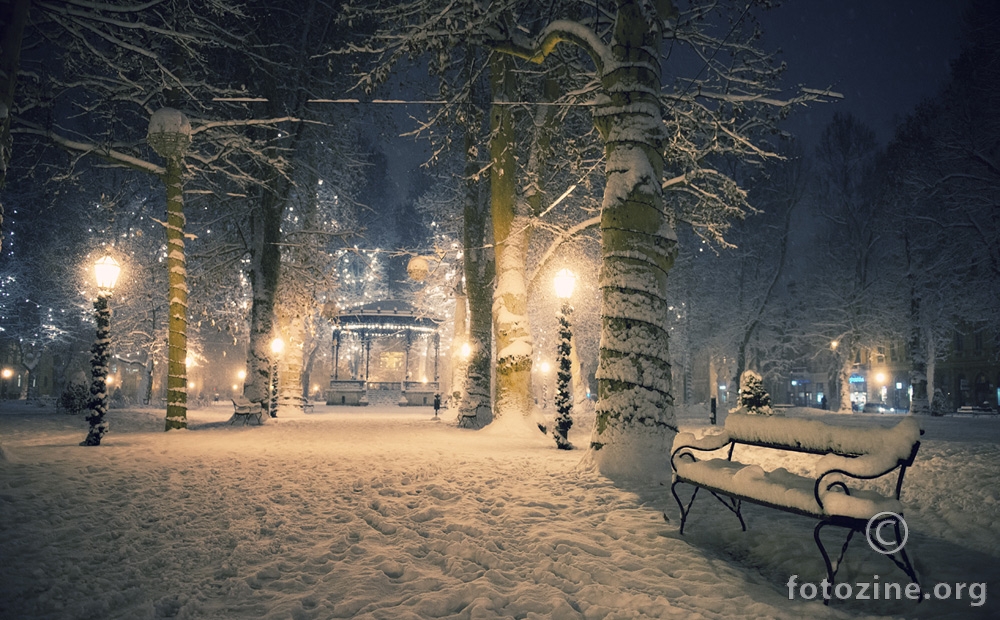 Winter fairytale of Zagreb