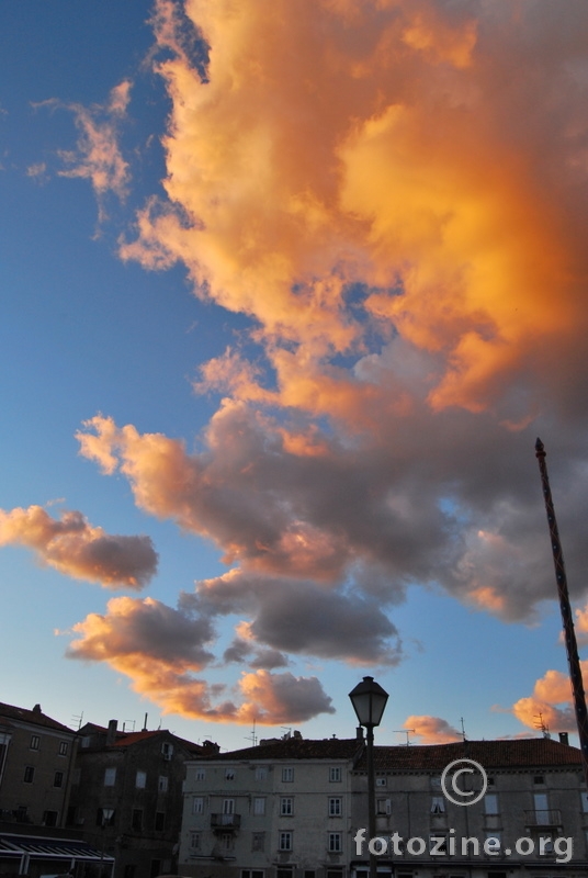 Cres in Red Clouds