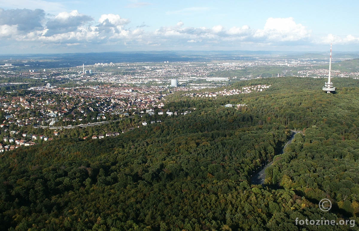 Panorama Stuttgarta/Njemačka