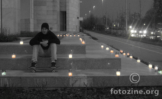 svijeće za poginule branitelje...