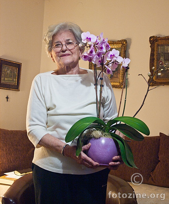 baka i njezina orhideja