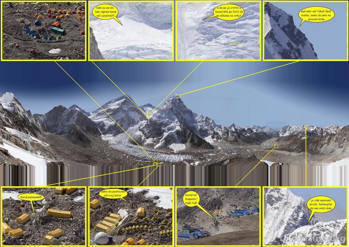 čestitka od slike HIMALAYA (od 2000 megapixela!) Davida Breashearsa