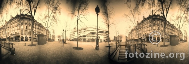 panorama trga palače kulture Beabourg
