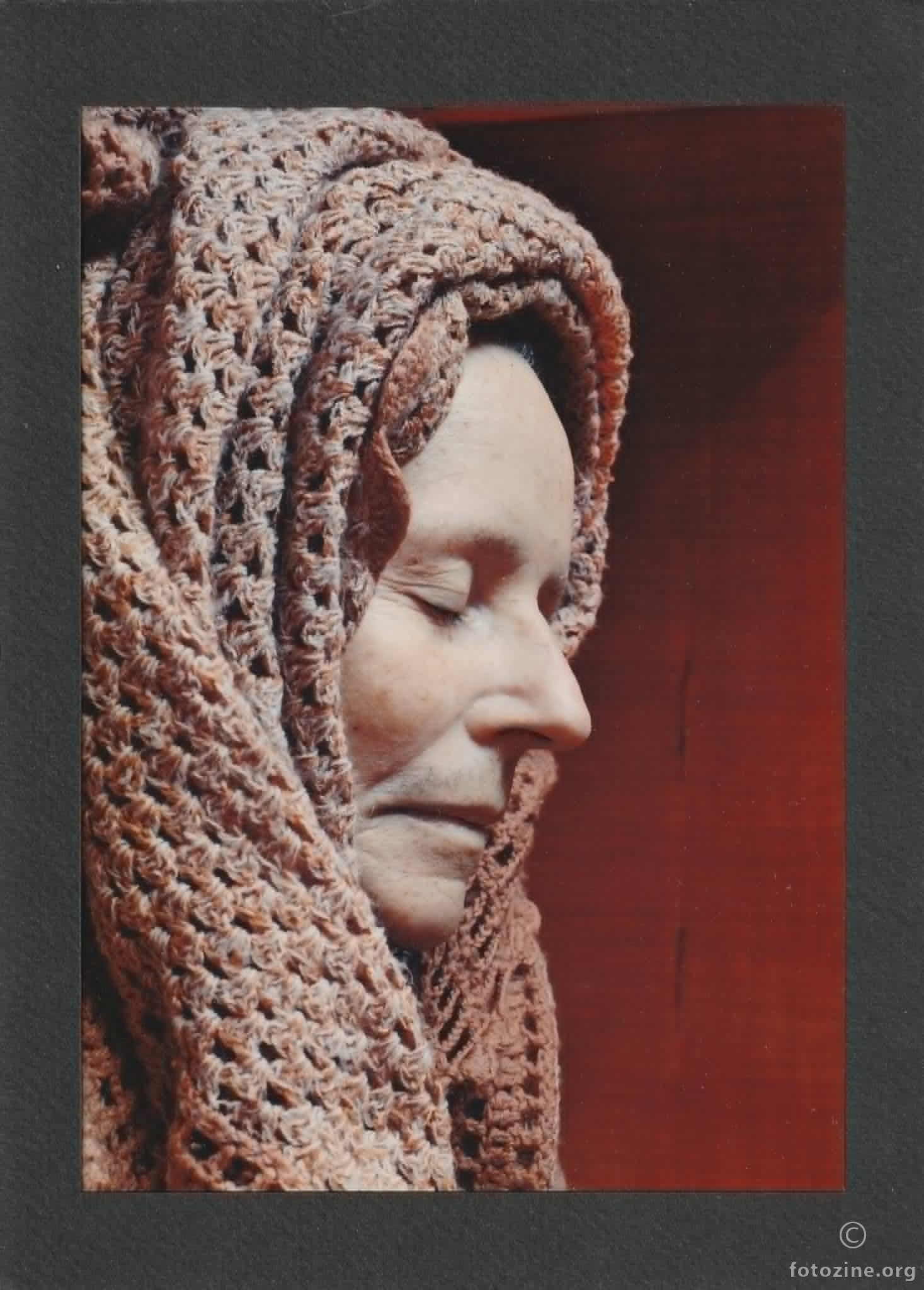 slika snimljena 30. rujna 2005. godine, posmrtni portret mame