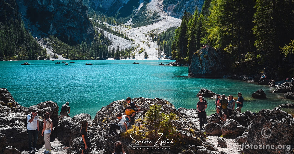 Lago di Braies - jezero Pragser, Dolomiti