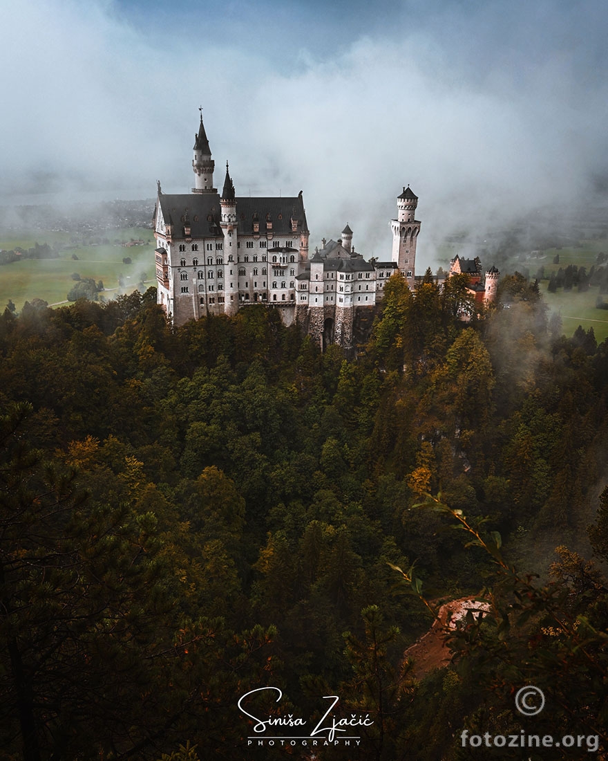 Neuschwanstein dvorac - Bavarska