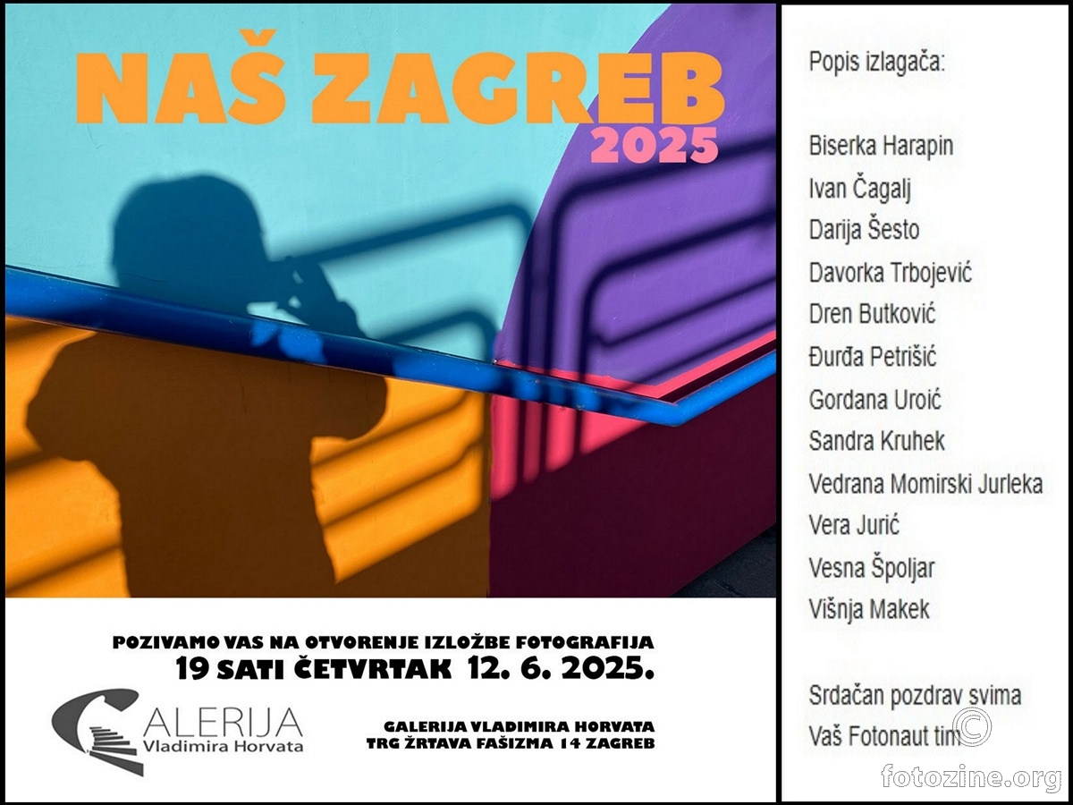 Naš Zagreb kroz objektiv 12 autora