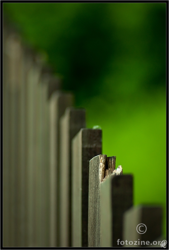 A notch in the fence