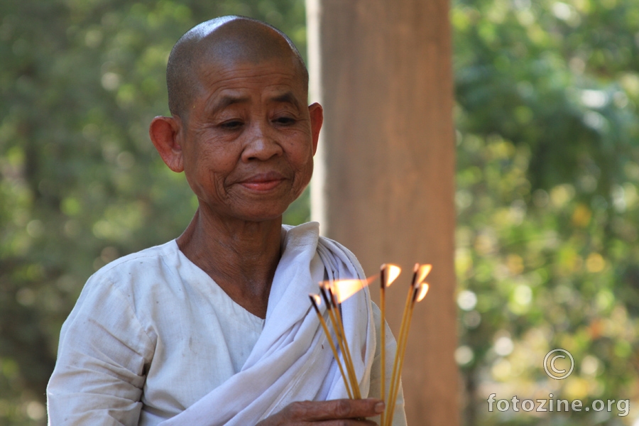 Cambodian nun
