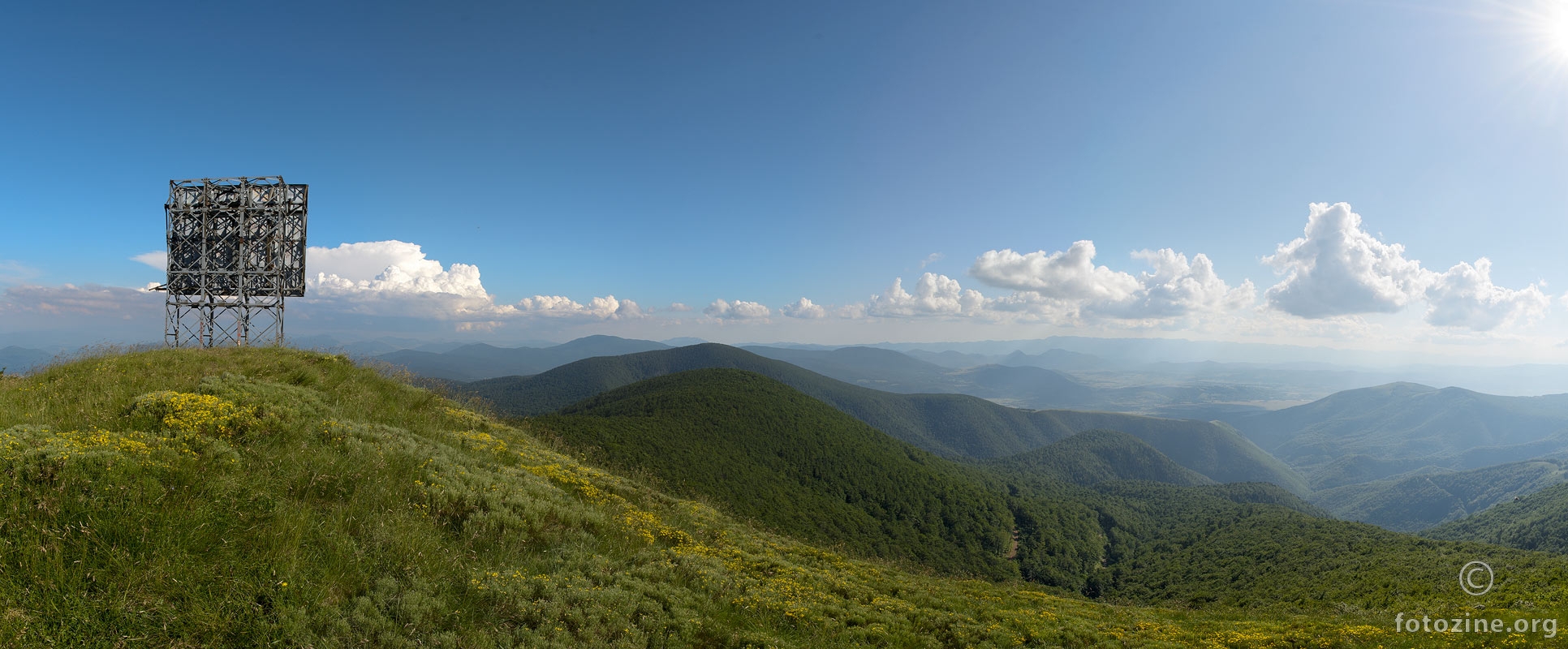 Panorama s Ozeblina