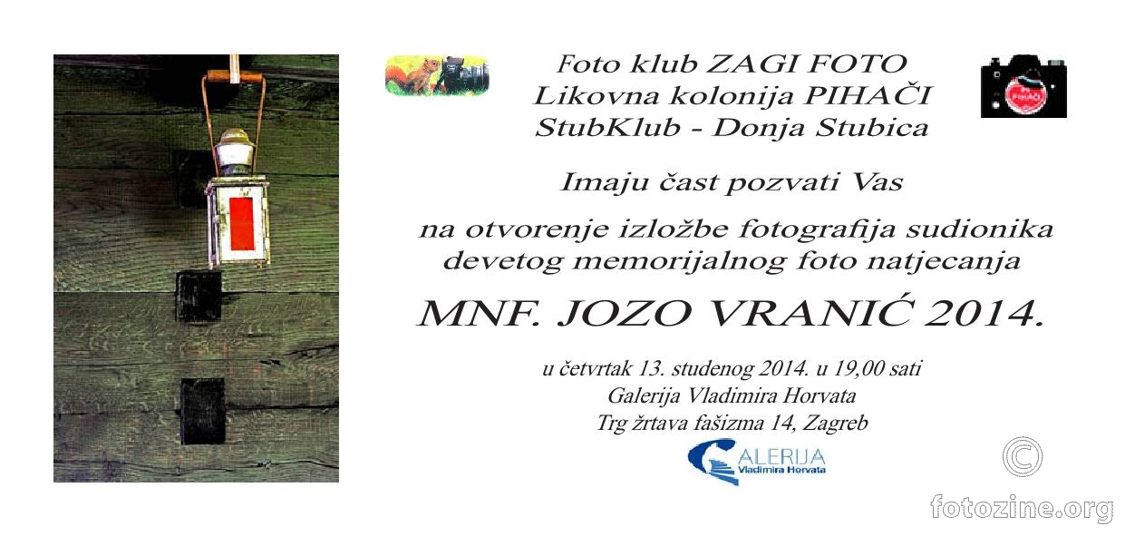 pozivnica JOZO VRANIĆ 2014.
