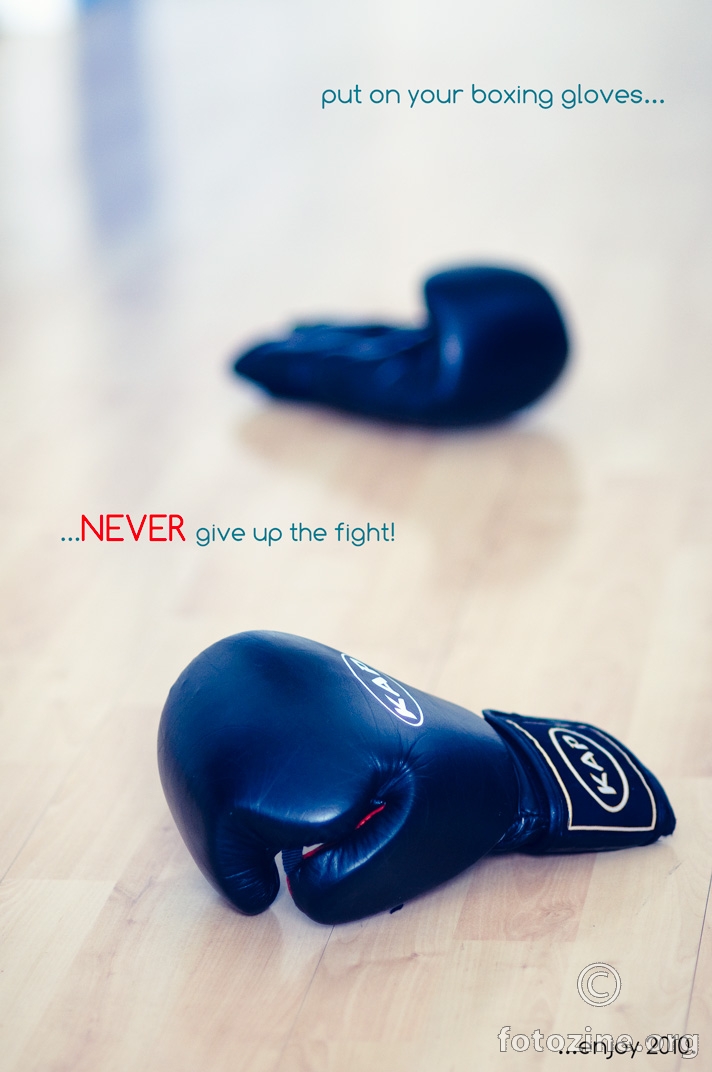put on your boxing gloves...
