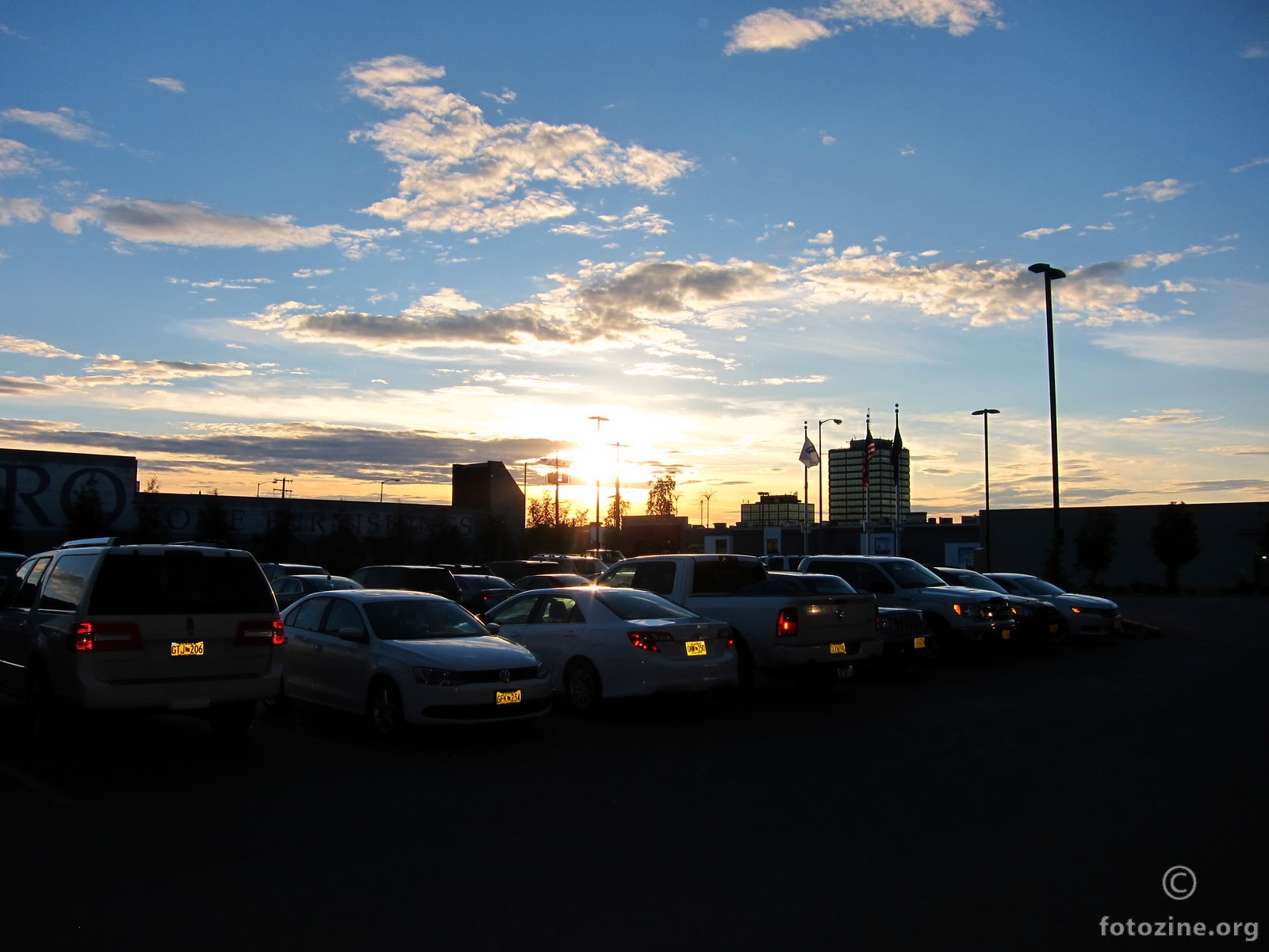 Anchorage midnight Sun
