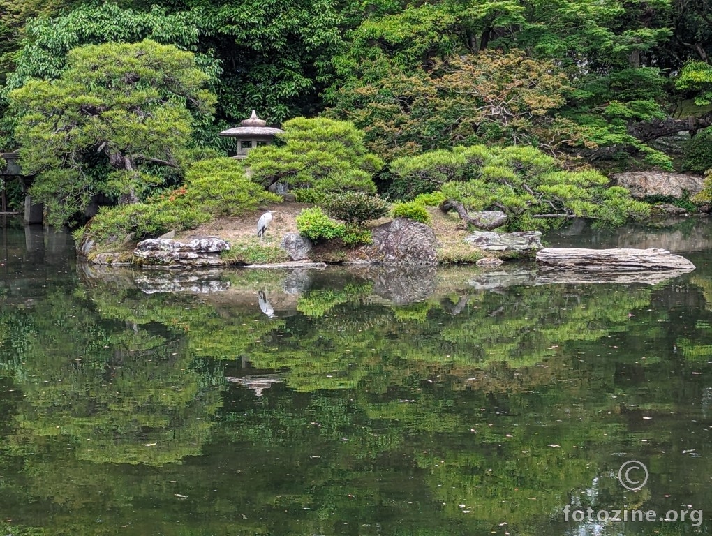 Kyoto imperial palace garden