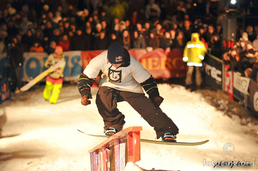 Gillette carnival snowboard session