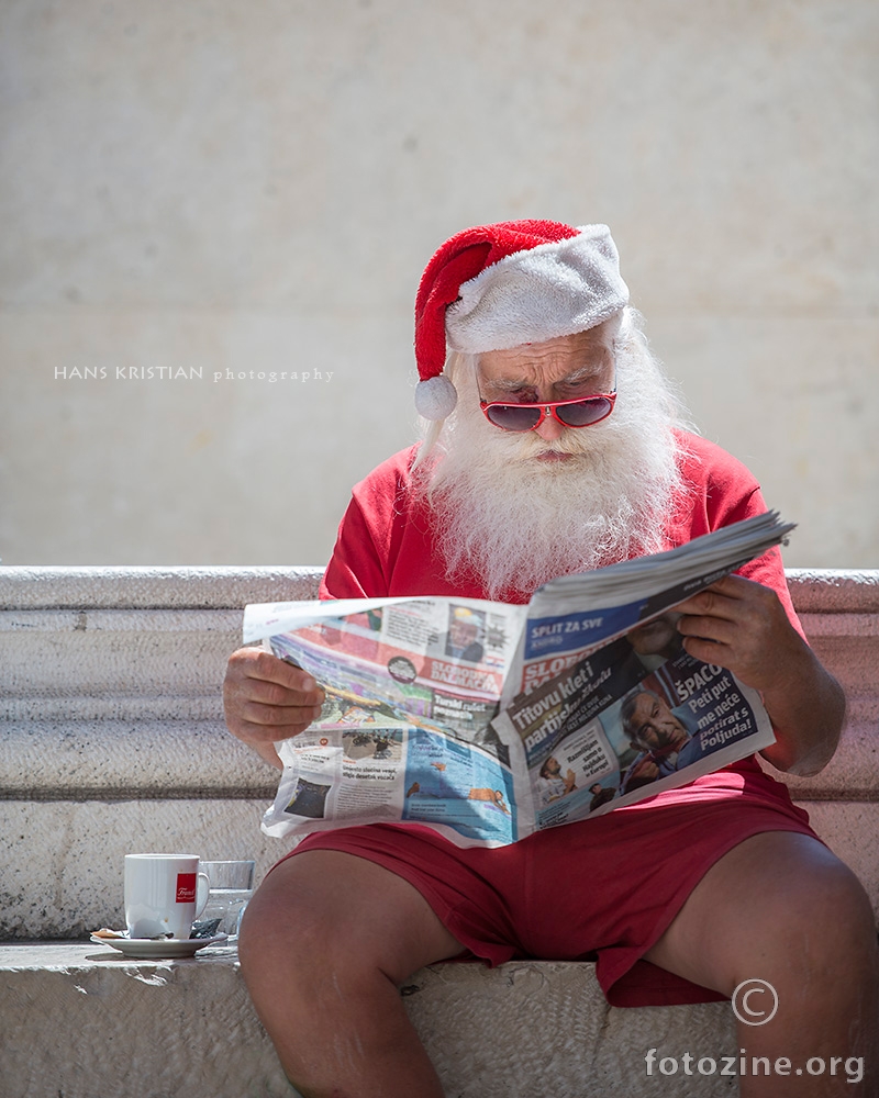 Djed Božićnjak ljetuje u Hrvatskoj
