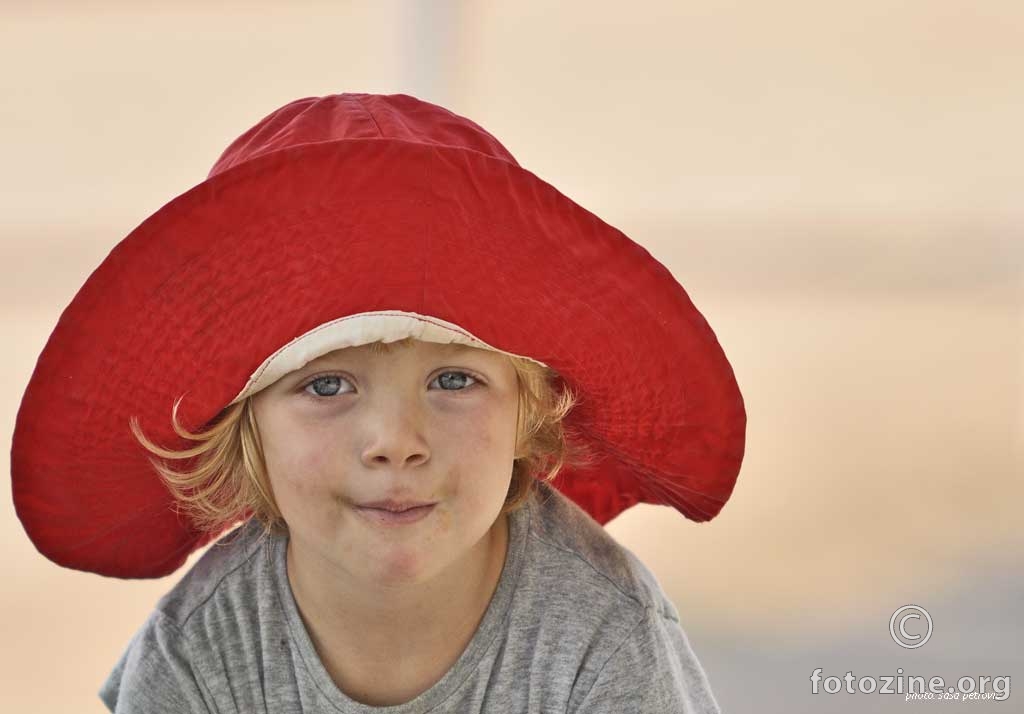 A boy with RedHat