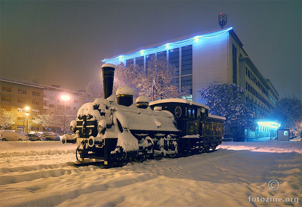 Vlak u snijegu