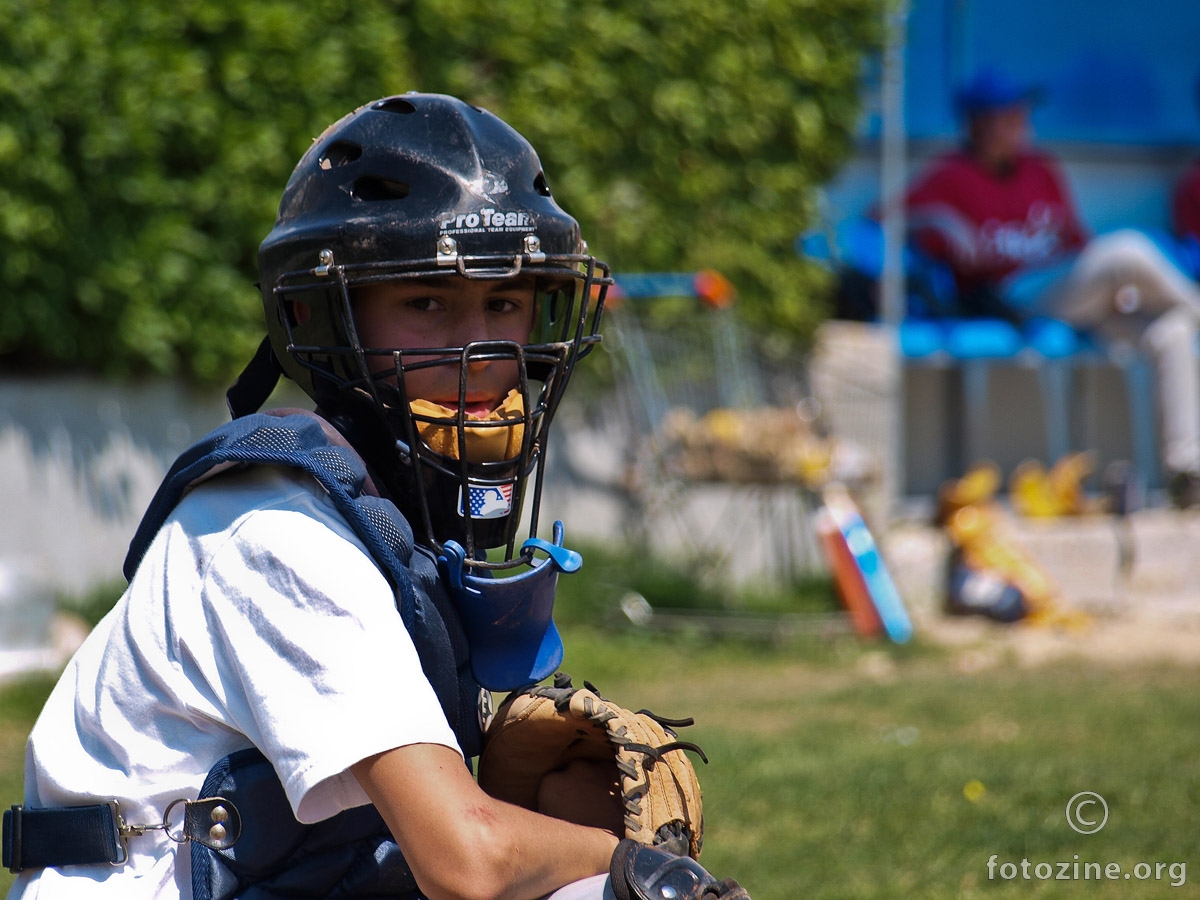 Sisak Storks baseball catcher Josip