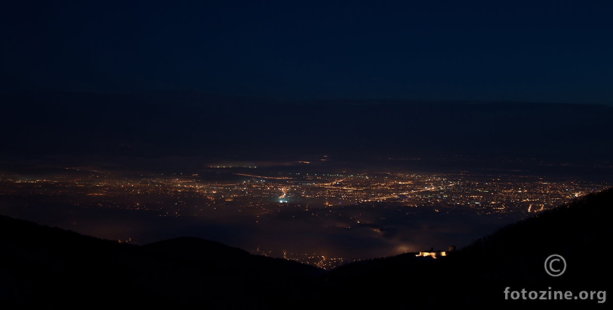 Zagreb sa Sljemena