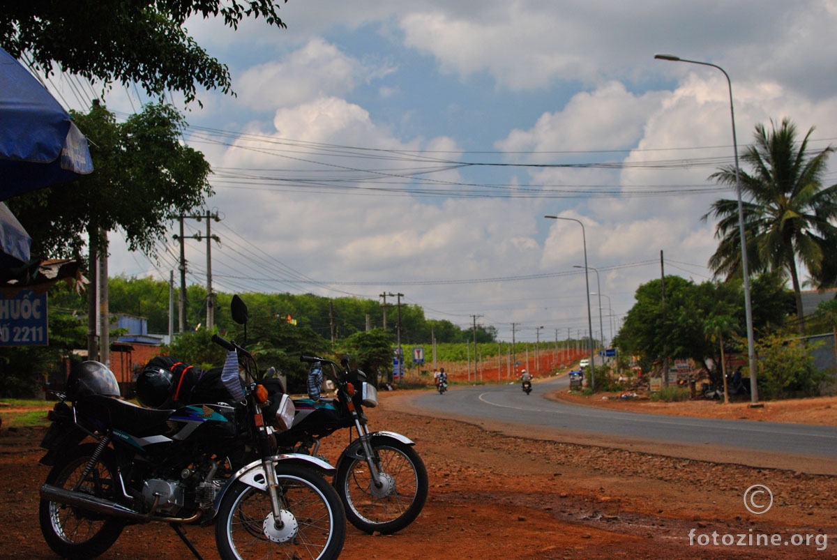 bikes by the road