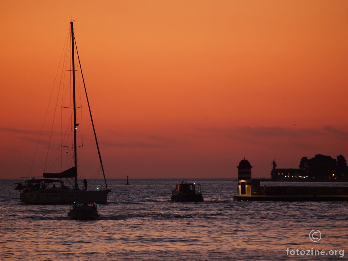 zadar sunset