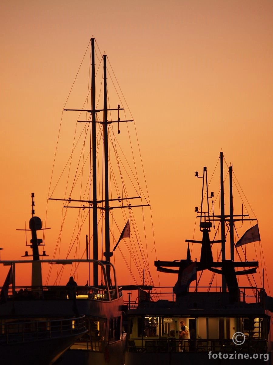 zadar sunset