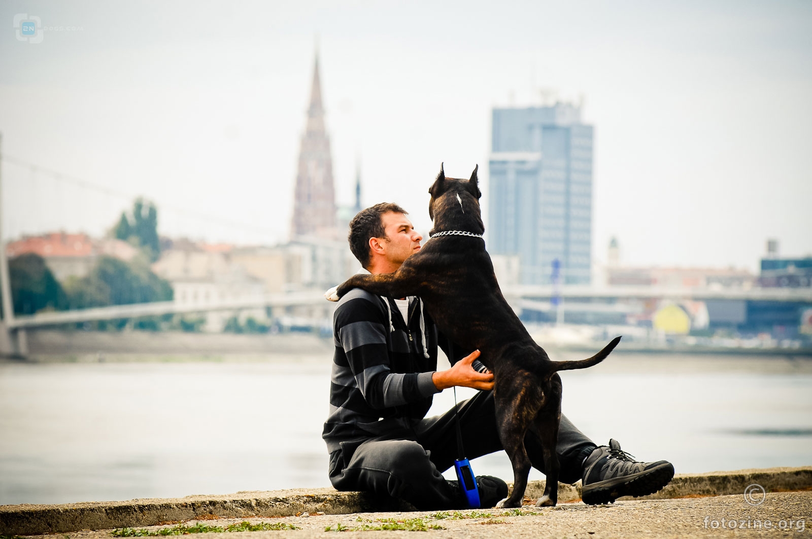 Bojan i njegov pas u Osijeku...